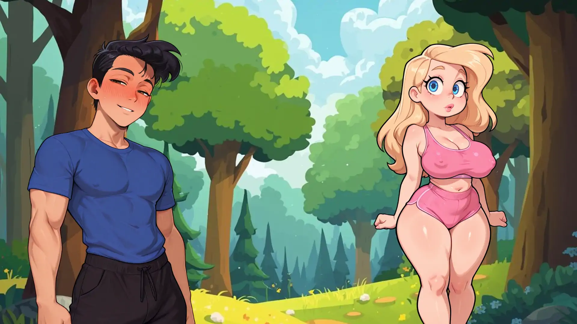 【欧美SLG/AI汉化/校园】新生活0.2 AI汉化版【PC+安卓/0.88G/更新】 封面图 3